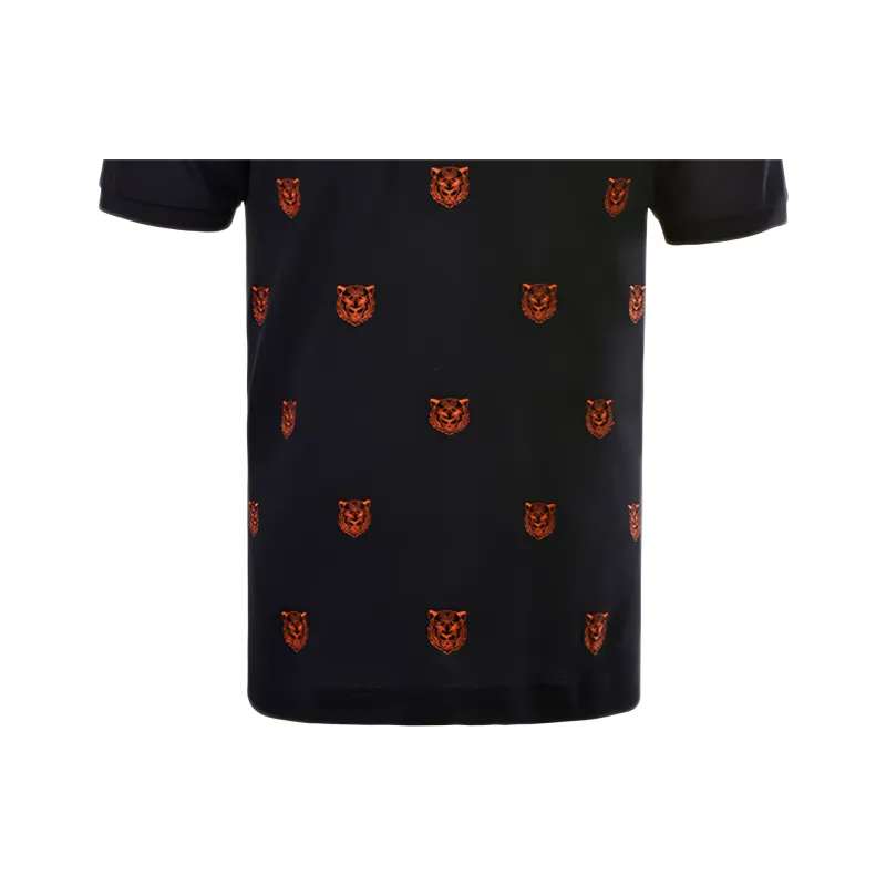 GUCCI Polo Shirts Men Black-3