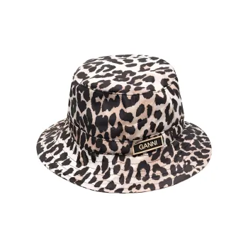 GANNI Cotton Bucket Hats Unisex