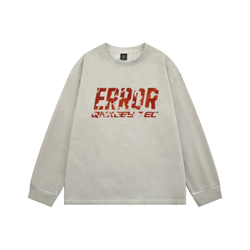 Qnxeey Sweatshirt Unisex Mecha Silver-0