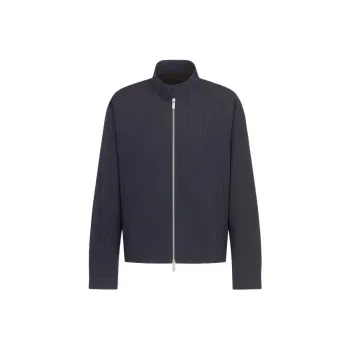 DIOR Jackets Men Navy Blue