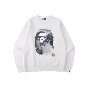 A BATHING APE Head Moon Crewneck