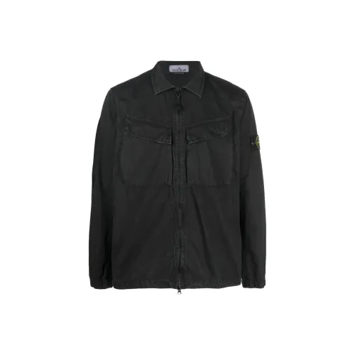 STONE ISLAND Jacket Men's Black