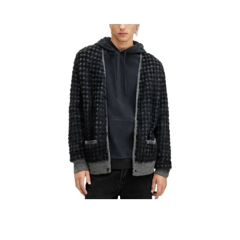 ALLSAINTS Textured Check Knitwear-0