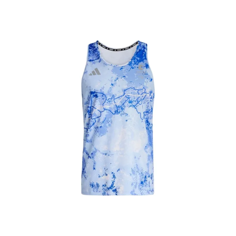 Adidas Free Shipping With AdiClub Boston Marathon® 2025 Allover Print Tank Top-0