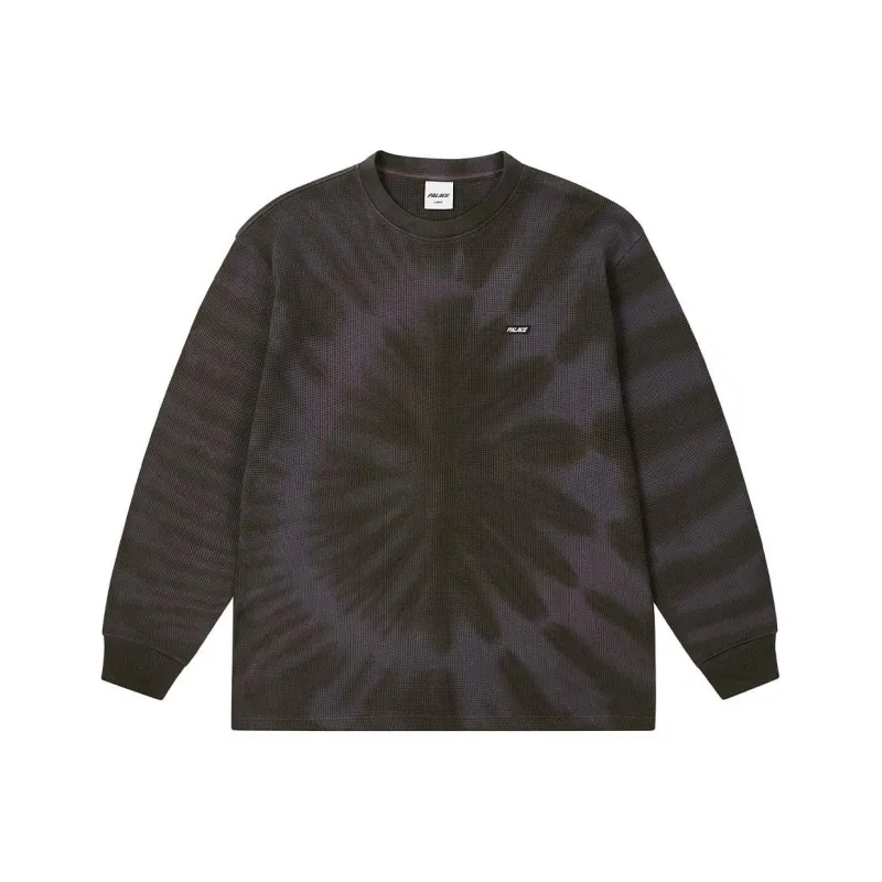 PALACE Tie Dye Waffle Long Sleeve-0