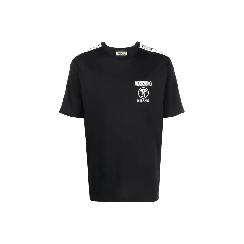 MOSCHINO Logo Printed Crewneck T Shirt-0
