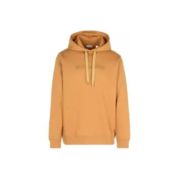 Burberry Logo Printed Drawstring Hoodie