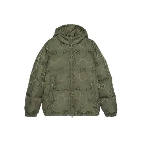 GUCCI Jumbo Gg Nylon Canvas Goose Down Jacket