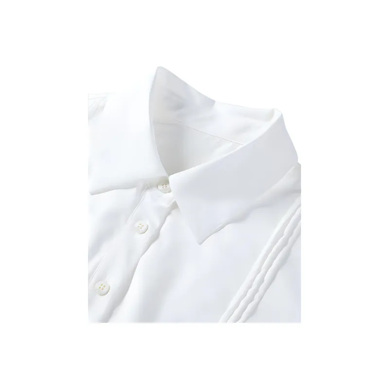 LEDIN Long Sleeved Dress Women's White-2