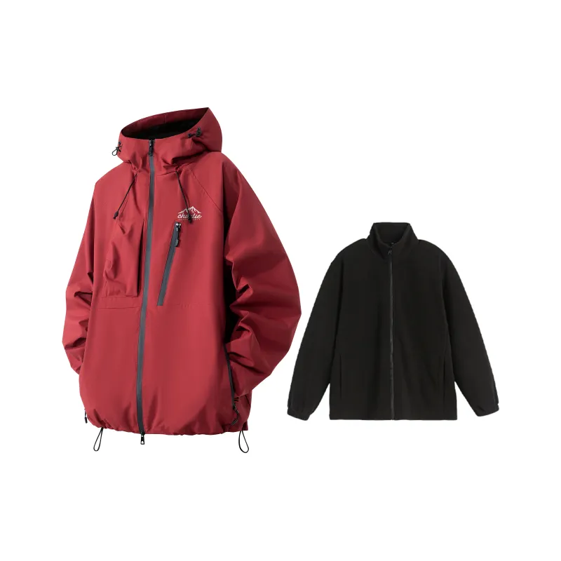 CHARLIE GOLF Water Resistant Windproof Wear Resistant Windbreaker Jacket Unisex-16