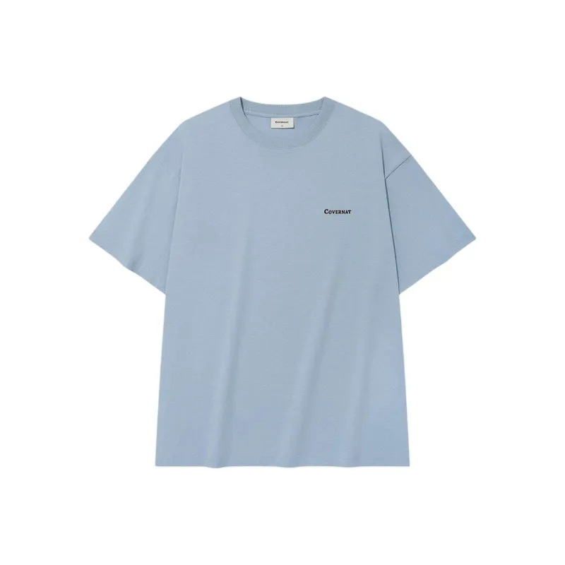 COVERNAT SS25 T Shirt Unisex Blue-0