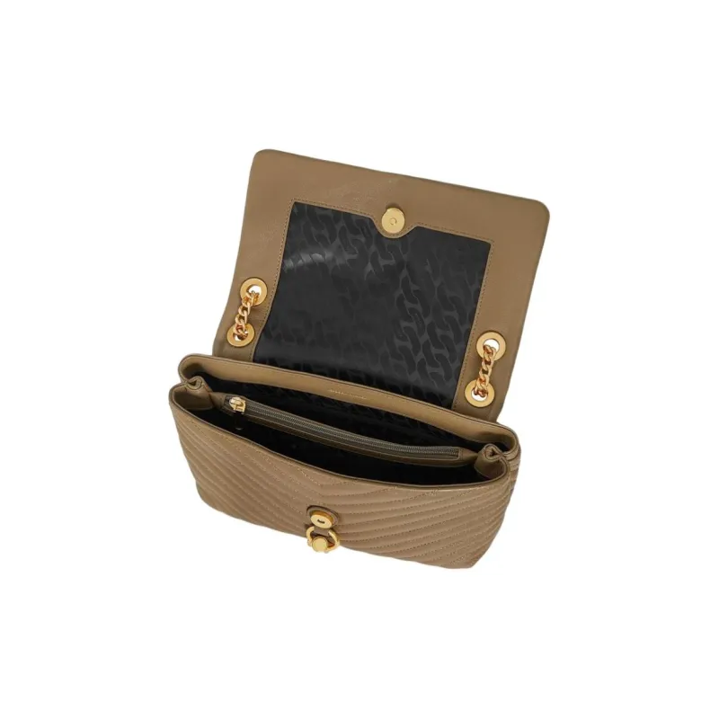REBECCA MINKOFF Edie Leather Crossbody Bag, Shoulder Bag Women's Brown-2