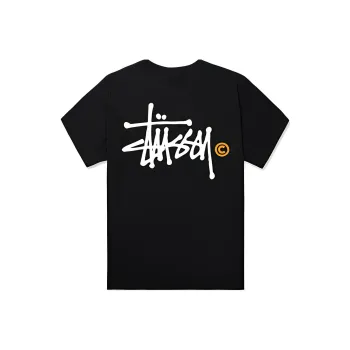 Stussy Basic Logo Tee Yellow C