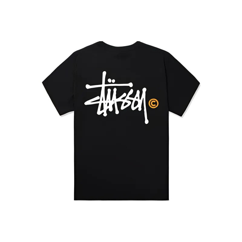 Stussy Basic Logo Tee Yellow C-0