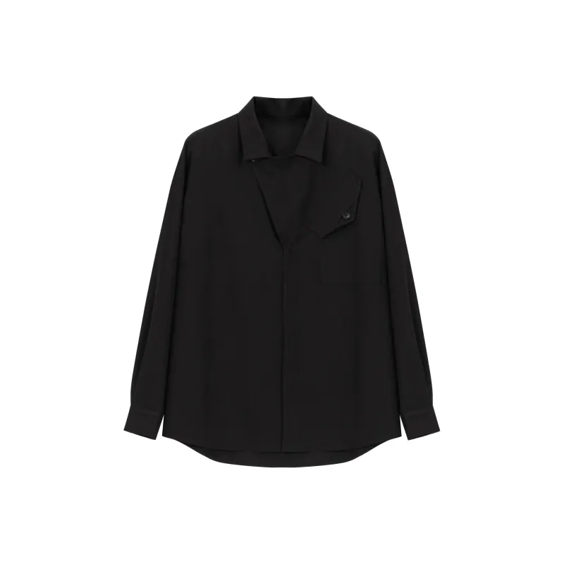 SAME FLOW Couple Shirt Men's Black-0