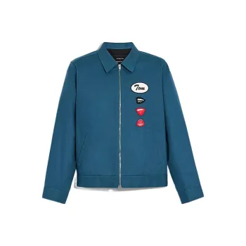 COACH Jackets Men Blue