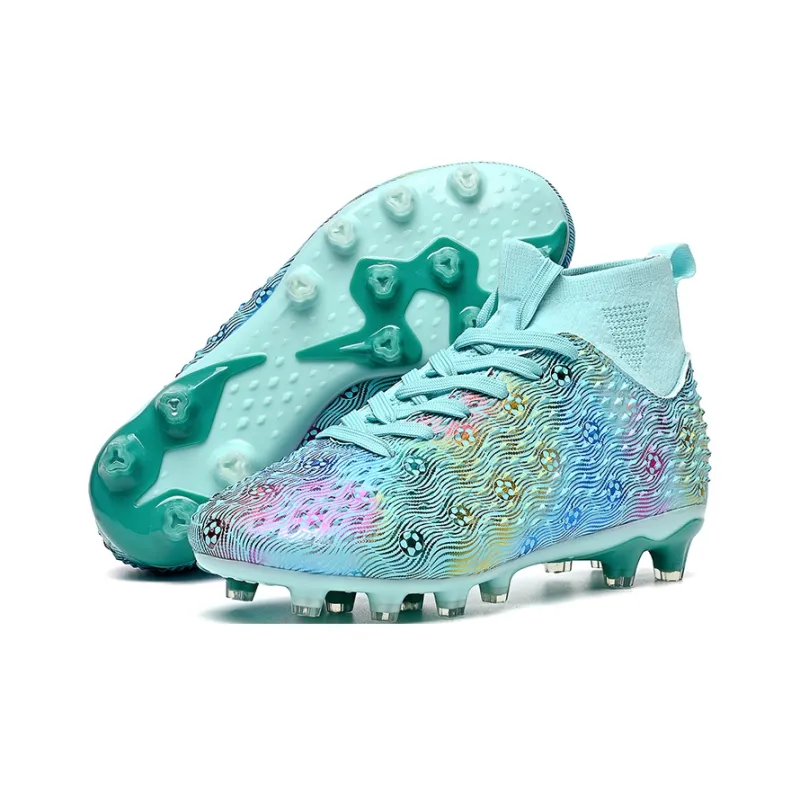 QIUTEXIONG Soft Ground, Natural Ground Cushioning Slip Resistant Waterproof Soccer Shoes Unisex-18