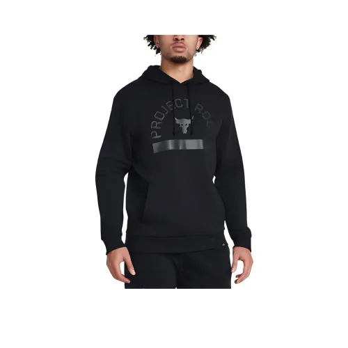 Under Armour UA Project Rock Rival Sweatshirt Men's Black