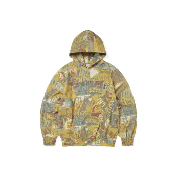 Thisisneverthat FW24 FW24 Crazy Arch Logo Hoodie Multi Sweatshirt Unisex Yellow
