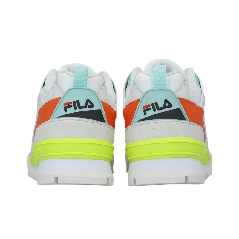 FILA Anti Slip Wear Resistant Low Top Casual Shoes Women's White-3
