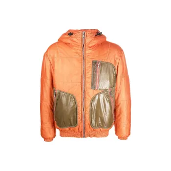 DIESEL Jackets Men Orange