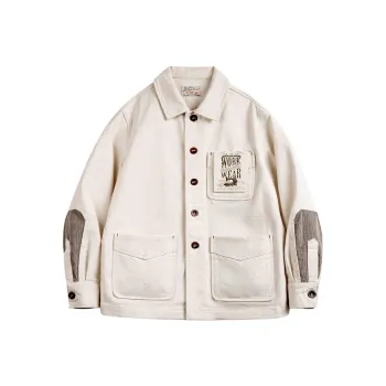 MADEN Jackets & Coats Men's Ecru