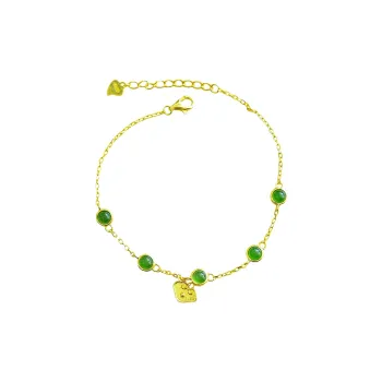 Jade Ink Love Hetian Jade Bracelets Jasper Women's