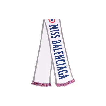 Balenciaga Wool Knit Scarves Unisex