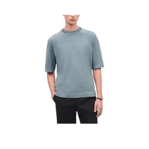 HERMES H Bartack Knitwear Men's Dark Green
