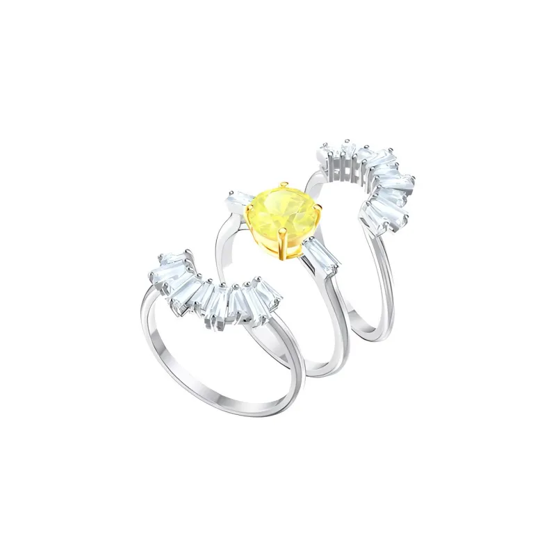 Swarovski Rhodium Plated Rings Women's-1