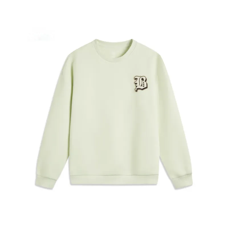 LiNing Basketball Collection Sweatshirt Men's Soft Aqua Green-0