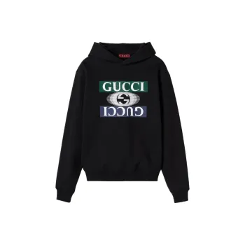 GUCCI Felted Jersey Hoodie