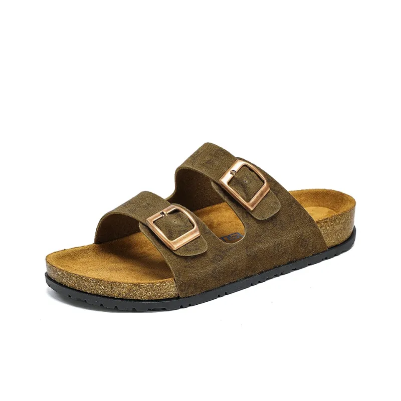 JEANSWEST Slip Resistant Abrasion Resistant Odor Resistant Birkenstock Shoes Unisex Taupe-2