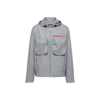 PRADA Jackets Men Silver