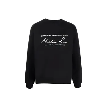 Martine Rose Logo print Cotton Sweatshirt