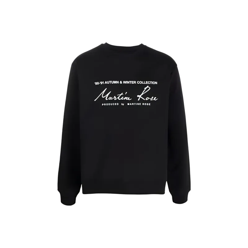 Martine Rose Logo print Cotton Sweatshirt-0
