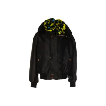 VERSACE Baroque print Shearling lined Jacket