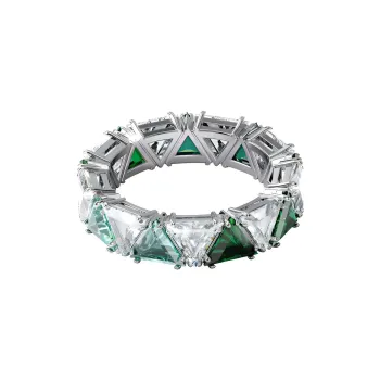 Swarovski Matrix Rings Women's Green