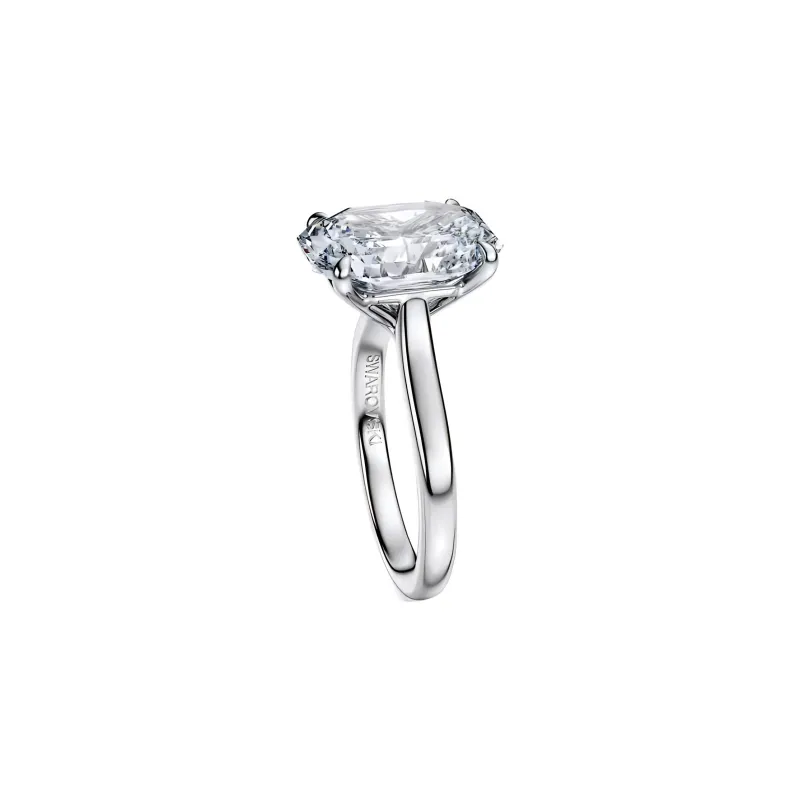 Swarovski 18K Gold Rings Women's Silver-1