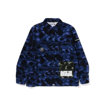 A BATHING APE X UNDEFEATED Color Camo Flannel Jacket