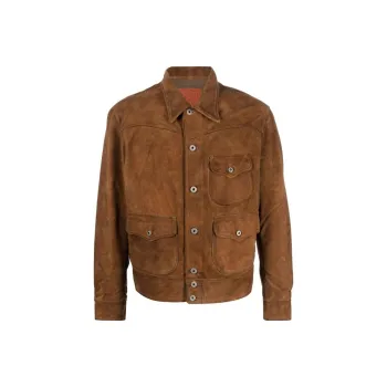 Ralph Lauren Rrl Suede Shirt Jacket