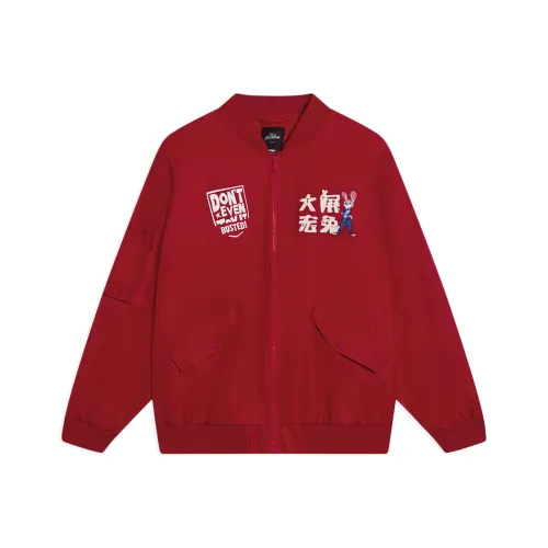 LiNing x Disney Sports Fashion Collection Jacket Unisex Agate Red