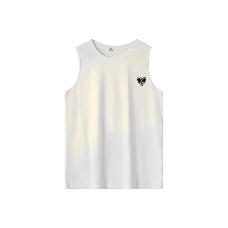 FASTFISH Tank Tops Unisex Beige Apricot-6