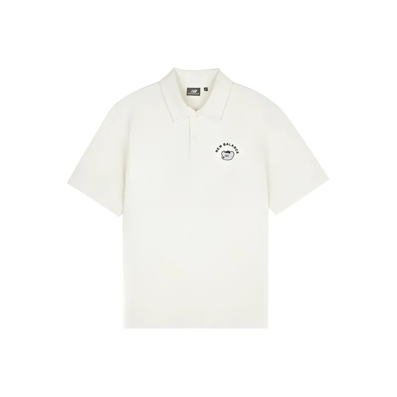 New Balance Polo Shirt Unisex Beige-0