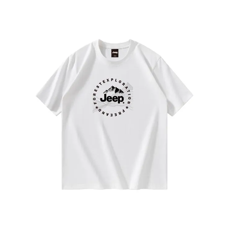 Jeep T Shirts Unisex White-0