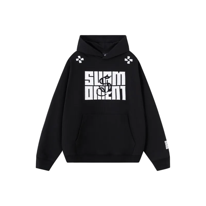 Suamoment Loose Fit Fleece Trendy Versatile Hoodie Unisex-4