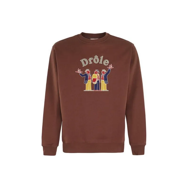 DROLE DE MONSIEUR Logo print Sweatshirt-0