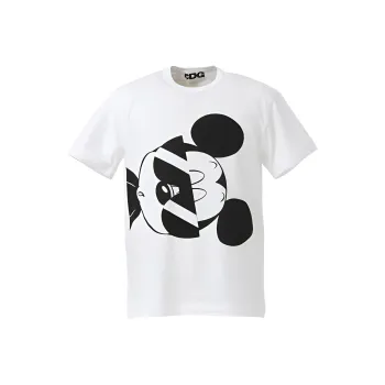 Disney X CDG T Shirts Unisex White