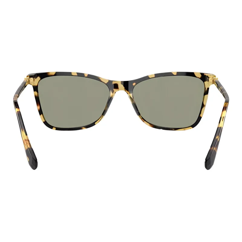 Swarovski Acetate Crystal Irregular Shape Sunglasses Women's Tortoiseshell-2