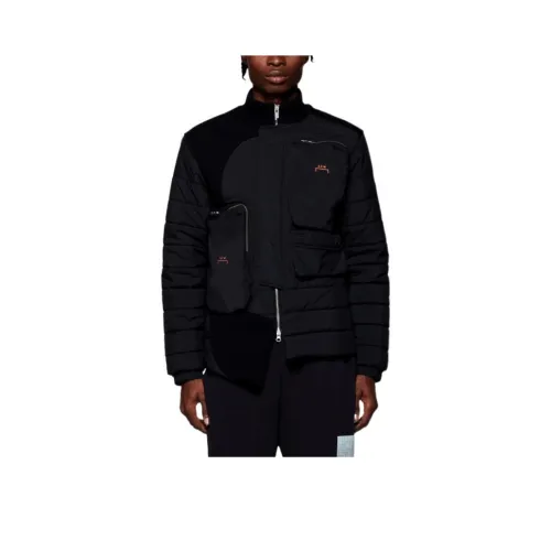 A COLD WALL* Logo print Asymmetric Padded Jacket